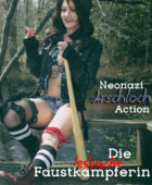 Neonazi Arschloch-Action