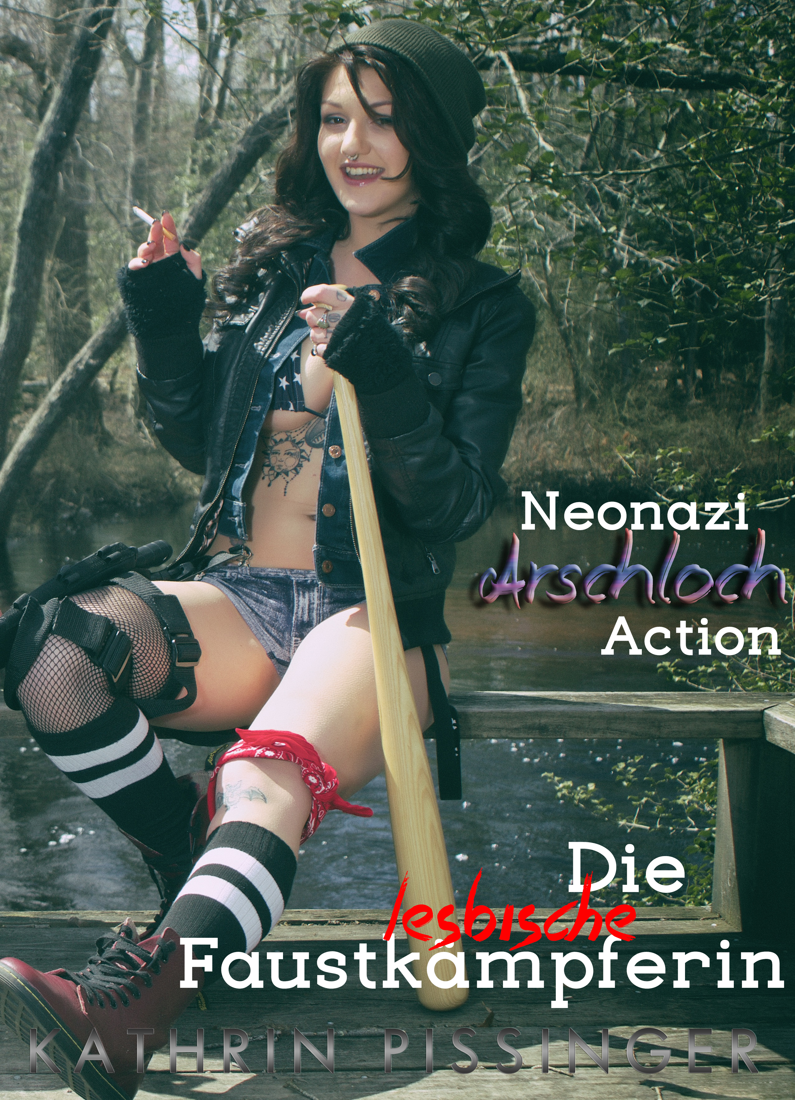 Neonazi Arschloch-Action